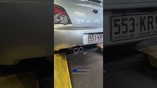 Xforce E4SW11MP01CBS 25quot cat back exhaust for Subaru Impreza 021994  122007 [upl. by Marlie]