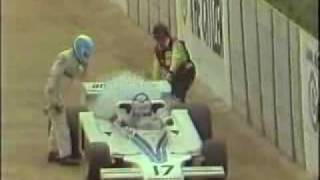 F1 1977 Tom Pryce Fatal Crash Angle 2 [upl. by Aikemit]