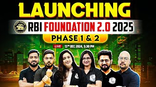 Launching 📢 RBI Grade B Foundation 20 Batch 2025  RBI Grade B Phase I amp II 2025  Banking Wallah [upl. by Rudolph576]