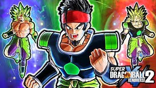 NEW MOVIE BROLY ARMOR COSTUME FOR CAC Dragon Ball Xenoverse 2 Broly Movie Custom CaC Gameplay [upl. by Durwin]