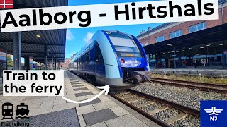 Aalborg to Hirtshals amp to Frederikshavn train to the ferry to Iceland and Norway amp Sweden [upl. by Ttej]