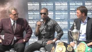 UNCUT  CARL FROCH v ANDRE WARD PRESS CONFERENCE  FOR IFILM LONDON  MATCHROOM PRESS DAY PART 2 [upl. by Bohaty]