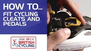 How to fit cycling cleats and pedals [upl. by Linet652]