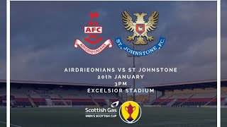 Airdrieonians vs St Johnstone Scottish Cup [upl. by Yliak458]