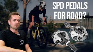 SPD Pedals for Road Cycling pros amp cons [upl. by Gonick16]