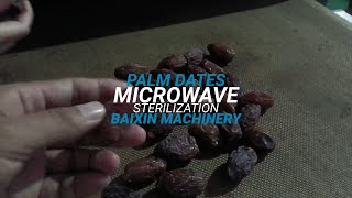 Palm date microwave sterilizer [upl. by Eiblehs]