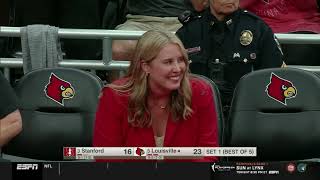 Highlights No 5 Louisville Volleyball vs No 3 Stanford [upl. by Agata75]