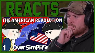 The American Revolution  OverSimplified Part 1 Royal Marine Reacts [upl. by Coralie446]