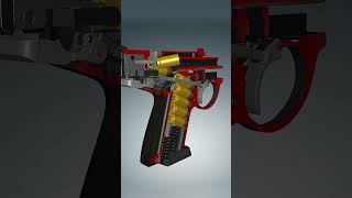 Boberg XR9S Bullpup Pistol  9x19mm  3D animation [upl. by Padgett]