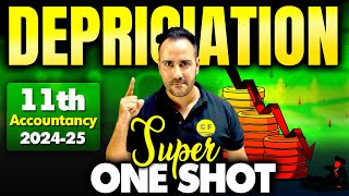 Depreciation Accountancy One Shot 202425  Class 11th Accounts Full Concept with Ushank Sir [upl. by Kus]