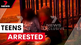 Townsville youths arrested in major incident  7 News Australia [upl. by Luap]