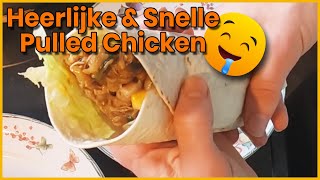 Hoe Maak Je SNEL Pulled Chicken Mexican Style [upl. by Chud]