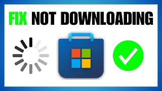 How To Fix Microsoft Store Not Downloading Apps Windows 11 [upl. by Monia]