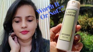 Lakme Cleansing Milk Deep Cleanser Review amp Uses l Tiny Makeup Update [upl. by Oilicec931]