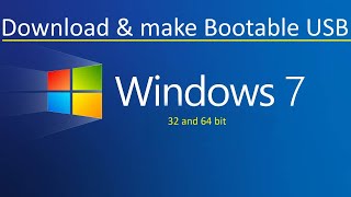 How to Download Windows 7 ISO Files and Create a Bootable USB Drive for FREE [upl. by Stav]