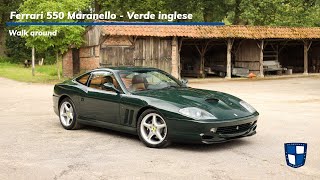 Ferrari 550 Maranello  Verde Inglese over Cuio Leather  Oldenzaal Classics [upl. by Hahsia]