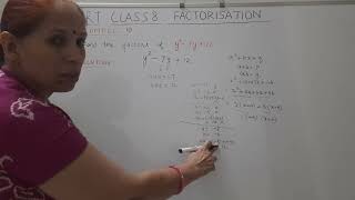 CLASS 8 FACTORISATION V17 EXAMPLE 10 [upl. by Zoller]