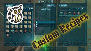 Ark Survival Evolved  Custom Recipes [upl. by Yesrod463]