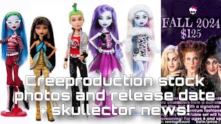 MONSTER HIGH NEWS Creeproduction wave 2 stock photos  release date  Hocus Pocus Skullectors [upl. by Holle]