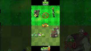 Pvz vs pvz  Cabbage Pult Cattail Melon pult Plant Team Vs Gargantuar Zombie Team shorts [upl. by Otho833]