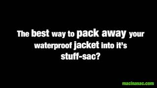 How to fold away our Packable Jacket [upl. by Humfrey]