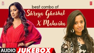 Best Combo Of Shreya Ghoshal X Malavika Audio Jukebox  Most Popular Singer Hits  Telugu Songs [upl. by Gaspard150]