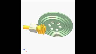 Archimedean Spiral Gear And Worm 2 [upl. by Neellek942]