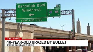 10yearold San Antonio boy grazed by bullet in road rage incident amidst road rage spike [upl. by Yllor878]