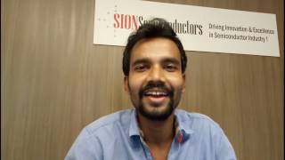 Video Testimonial  SION FPGA Internship  Mr Dinesh [upl. by Lynnette517]