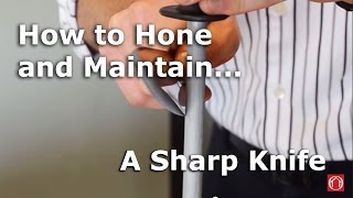 HD A Guide to Honing a Knife Using a Steel [upl. by Sergei]