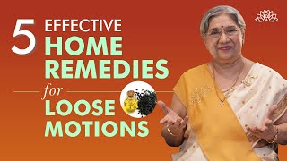 Top 5 Effective Home Remedies for Loose Motions  Simple Solutions for Diarrhea Relief  Dr Hansaji [upl. by Zorana467]