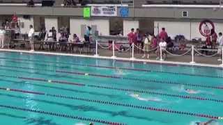 2014 Western Zones 1112 Boys 200 Back Connor Wins heat  Short lived Zones record [upl. by Llerot538]