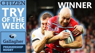 Willi Heinz Scores Stunning Gloucester Try vs Wasps  Citizen Try Of The Week  Round 17 WINNER [upl. by Finn679]