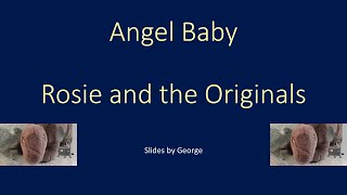 Rosie and the Originals Angel Baby KARAOKE [upl. by Cryan108]