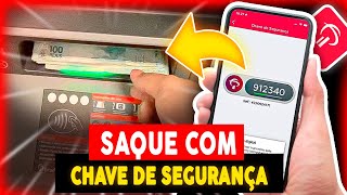 Como VER a CHAVE DE SEGURANÇA BRADESCO pelo CELULAR e SACAR DINHEIRO no CAIXA ELETRÔNICO [upl. by Ahsam]