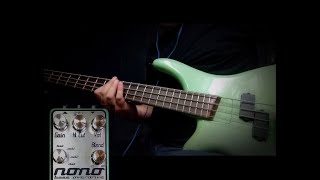 Nono Bass Overdrive pedal in dst Mode  Hysteria Muse [upl. by Dael]