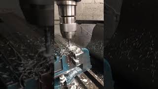 PRECISION DRILLING ON A MANUAL MILLING MACHINE DRILLING MANIFOLD PART  WORKSHOP JOB [upl. by Baelbeer]