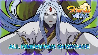 CODE ALL KAGOKU DIMENSIONS SHOWCASE  Shindo Life  Shindo Life Codes  rellgames [upl. by Ahsemo]