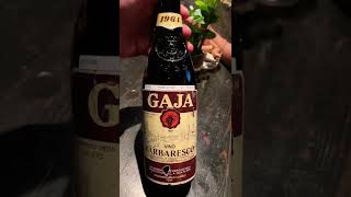 1964 GAJA BARBARESCO Tasting Wine History🍷 [upl. by Chesnut]