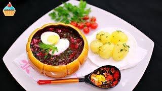 СВЕКОЛЬНИК  ХОЛОДНИК  ЛЕТНИЙ СУП  COLD BEETROOT SOUP [upl. by Eidnarb]