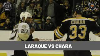 Zdeno Chara refuses to fight George Laraque TWICE [upl. by Aldred742]