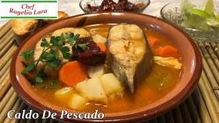 CALDO DE PESCADO DELICIOSA RECETA [upl. by Ahsekim]