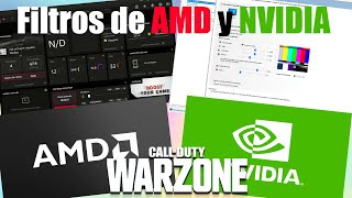 Filtros desde el Panel de Nvidia y AMD para Warzone  LOS FILTROS DEFINITIVOS [upl. by Nebra]