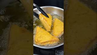 Bread Pakoda ASMR asmr asmrsounds viralshorts shorts recipe food cooking [upl. by Goldina349]