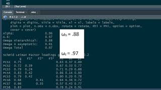 R Tutorial – Internal reliability using Cronbach’s Alpha and McDonald’s Omega [upl. by Turnheim]