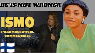 ISMO LEIKOLA  Pharmaceutical Commercials Finnish Comedian REACTION [upl. by Fayola]