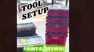 Painting amp Drywall Tool Setup [upl. by Asilem]