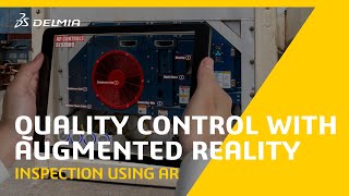 Augmented Reality AR in Quality Inspection  DELMIA [upl. by Fariss]