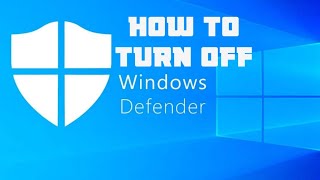 How to turn off windows defender [upl. by Anelrahc]