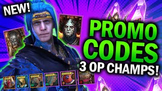 BEST Promocodes for 3 OP CHAMPS  2x EPICS and NINJA Start July 2024  Raid Shadow Legends Guide [upl. by Atiluj821]